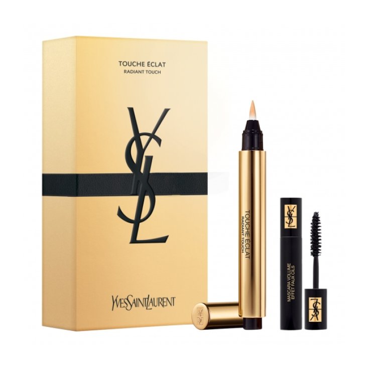 Yves Saint Laurent Touche Eclat Color Corrector 2 Ivoire Lumiere + Mini Mascara Volumen 2ml