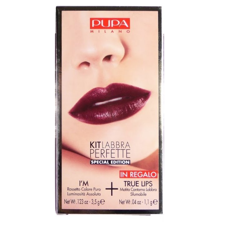 Pupa Kit Lips Perfect Lipstick I’m 415 + Pencil True Lips 25