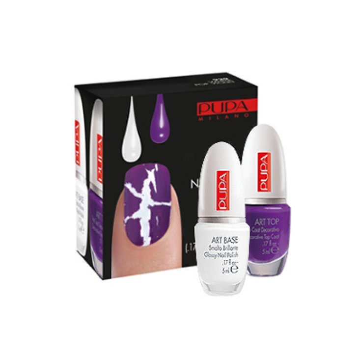 @PUPA NAIL ART KIT WEIß-POP VIOLETT