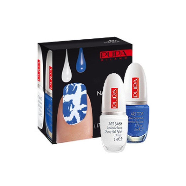 @PUPA NAIL ART KIT WEISS-POP BLAU