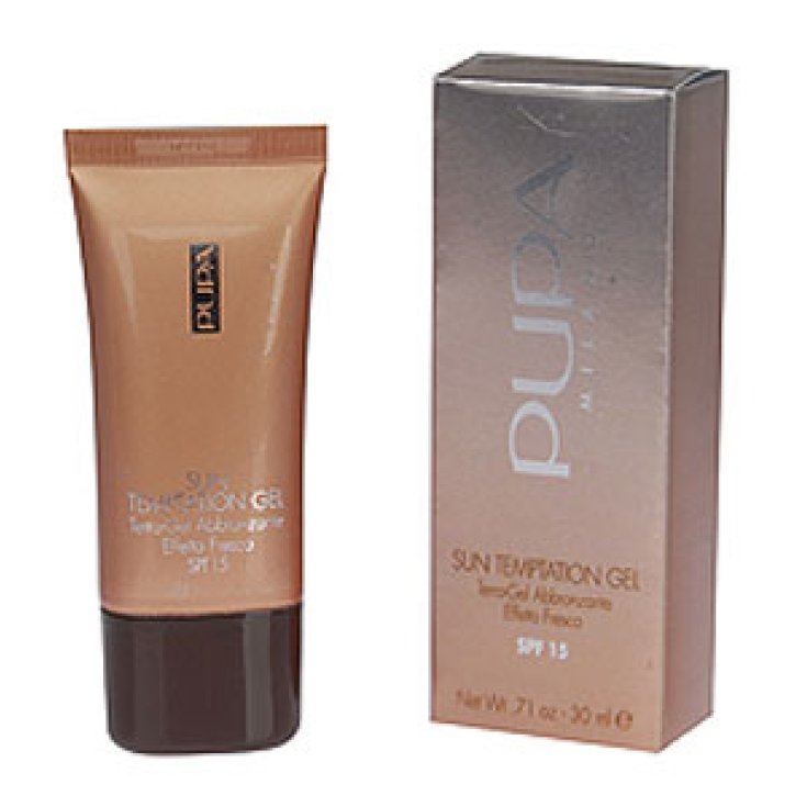 Pupa Sun Temptation Gel Terra Bräunungsgel Fresh Effect SPF15 Farbig 02 Schokolade