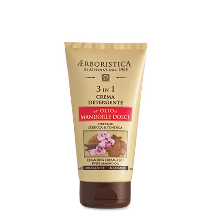 Athenas 3-in-1-Reinigungscreme mit Süßmandelöl 150 ml