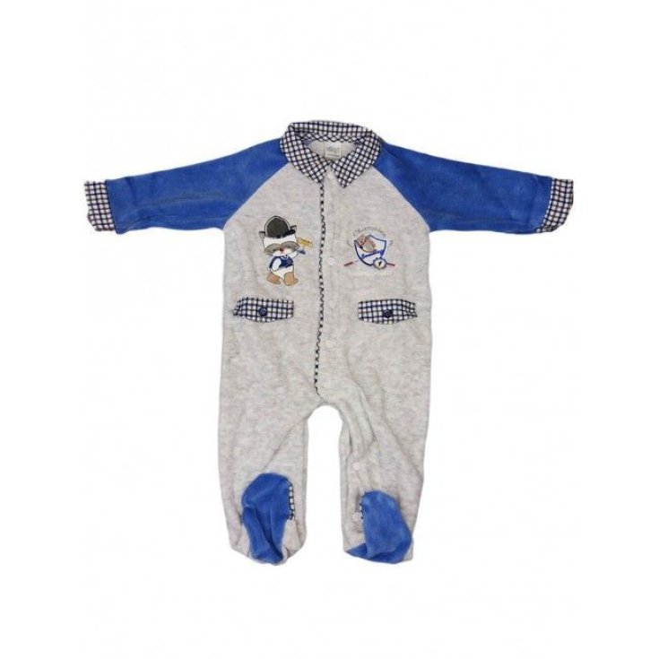 Overall Chenille Baby Junge Ellepi grau 6 m