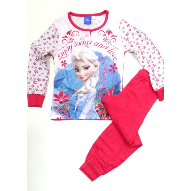 Rosa Disney Frozen rosa 4A Schlafanzug und Hose für Mädchen