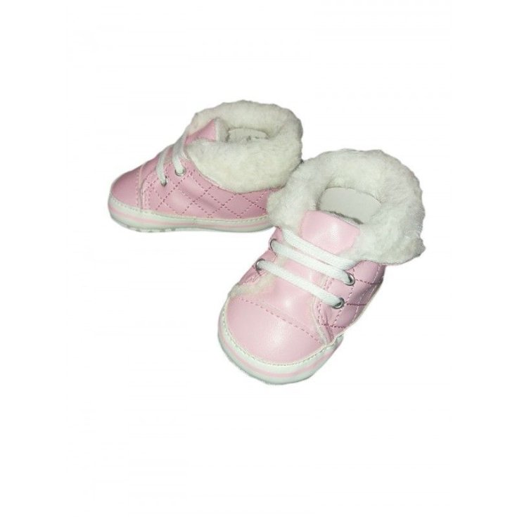 Pastell Baby Mädchen Stiefelette Rosa 17