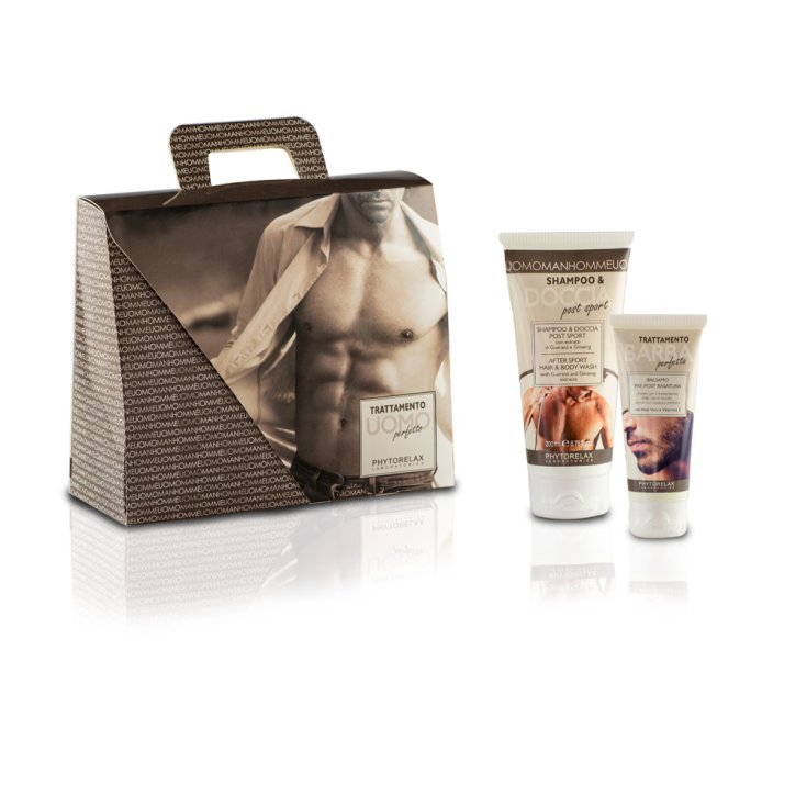 Phytorelax Box Set Man Duschshampoo 200ml + Bartkur 75ml