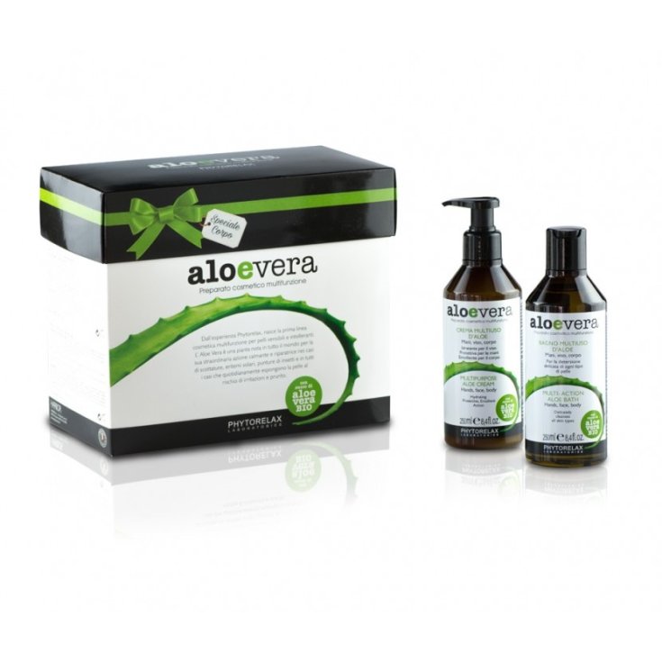 Phytorelax Aloevera Mehrzweck-Cremebox 250 ml + 250 ml Badegel