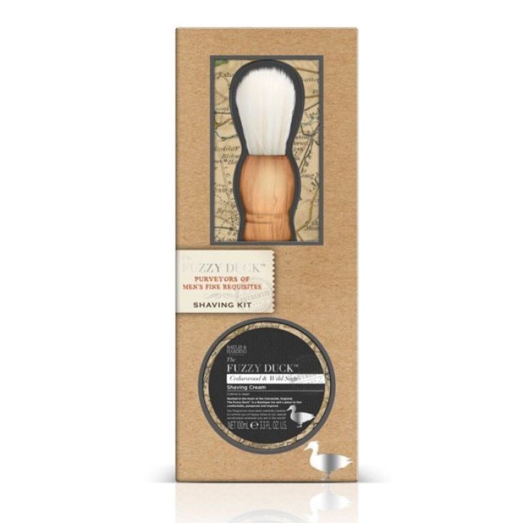 Baylis & Harding Rasierset, Fuzzy Duck Man Rasiercreme 100 ml und Pinsel