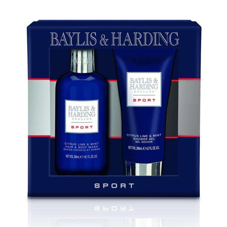 Baylis & Harding Herren-Sportbad Body Wash 300 ml + Duschgel 200 ml