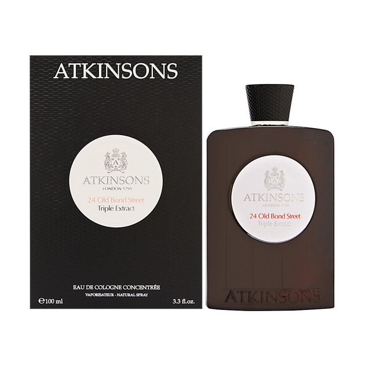 Atkinsons 24 Old Bond Street Triple Extrait Eau de Cologne Concentrée Spray 100 ml