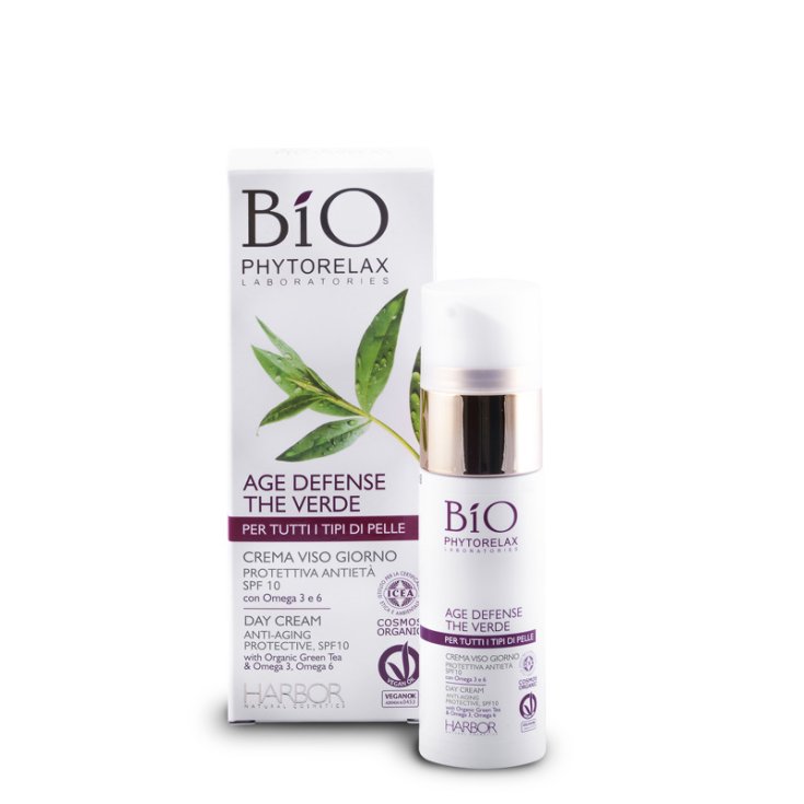 Phytorelax Age Defense The Verde Schützende Gesichtscreme Spf10 30ml