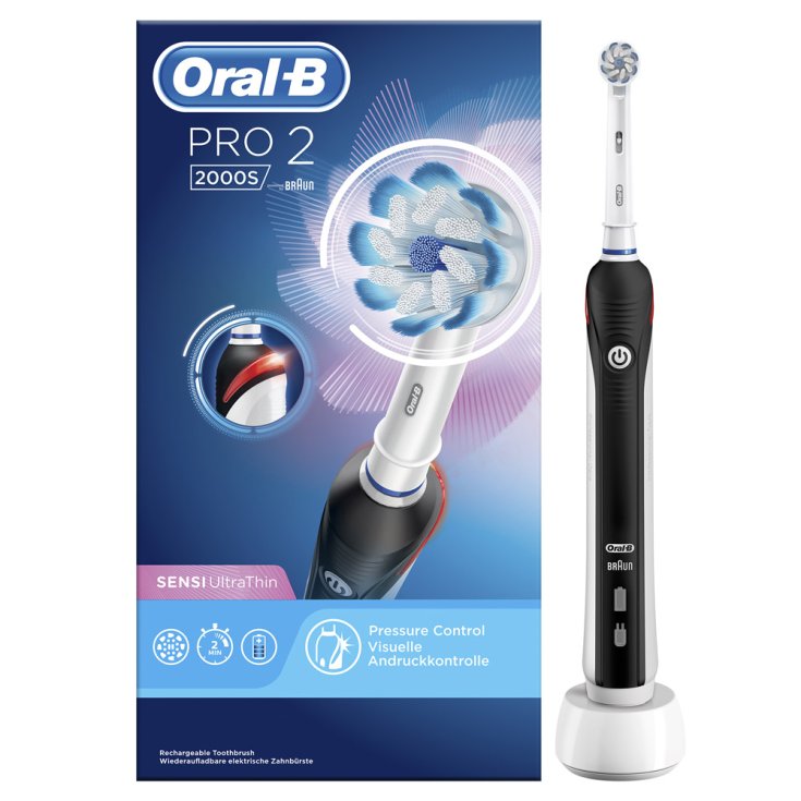 Oral-B® PRO 2 2000S Wiederaufladbare elektrische Zahnbürste