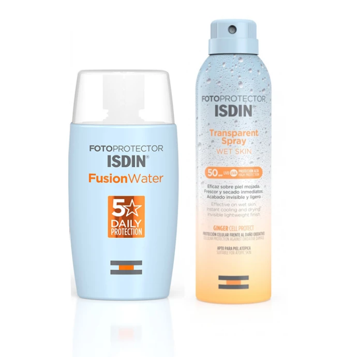 Packung Fusion Water + Wet Skin ISDIN®