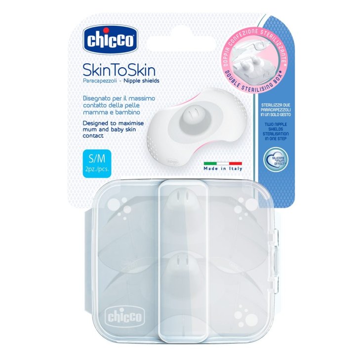 Chicco® SkinToSkin (S/M) Silikon Brusthütchen 2 Stück