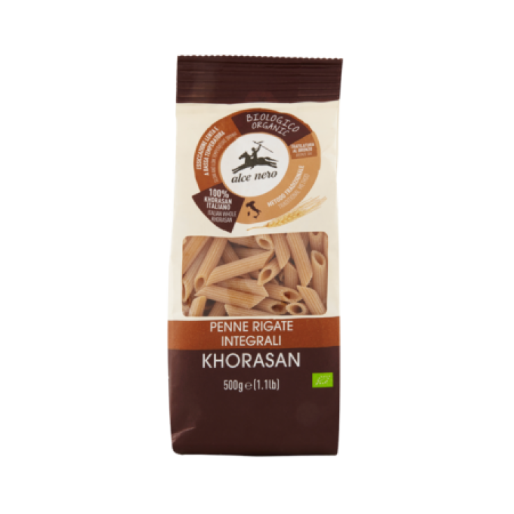 Vollkorn-Penne Rigate aus Bio-Khorasan-Weizen Alce Nero 500 g