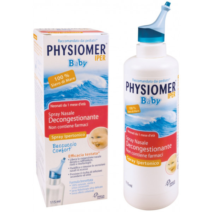 Physiomer Baby Hyper abschwellendes Spray für Babys 115 ml