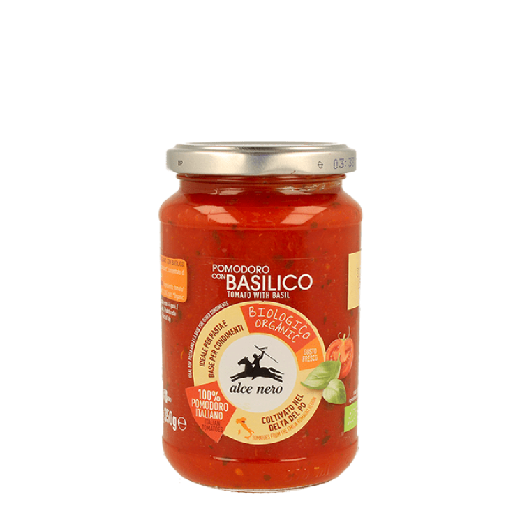 Alce Nero Bio Tomate mit Basilikum 350g