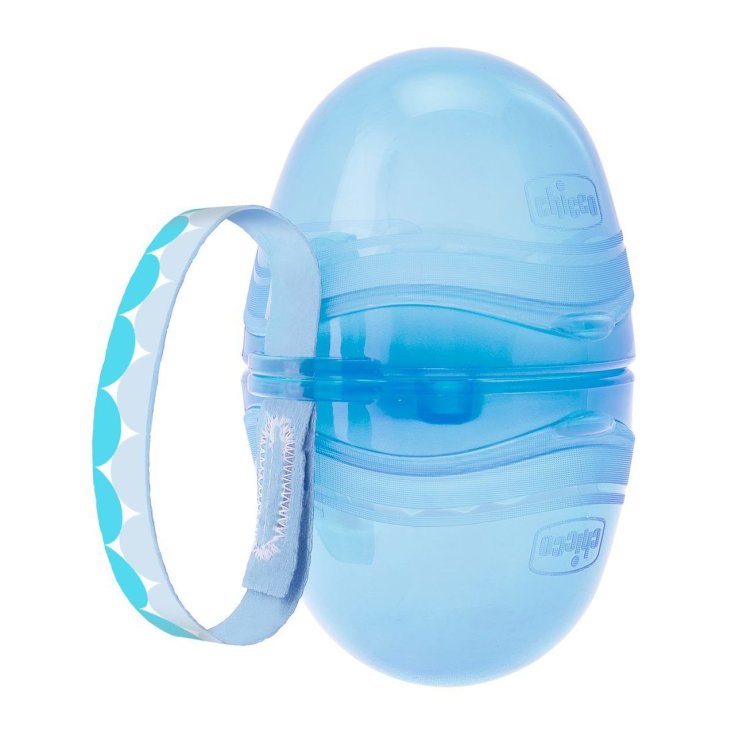 Chicco® Double Light Blue Schnullerhalter