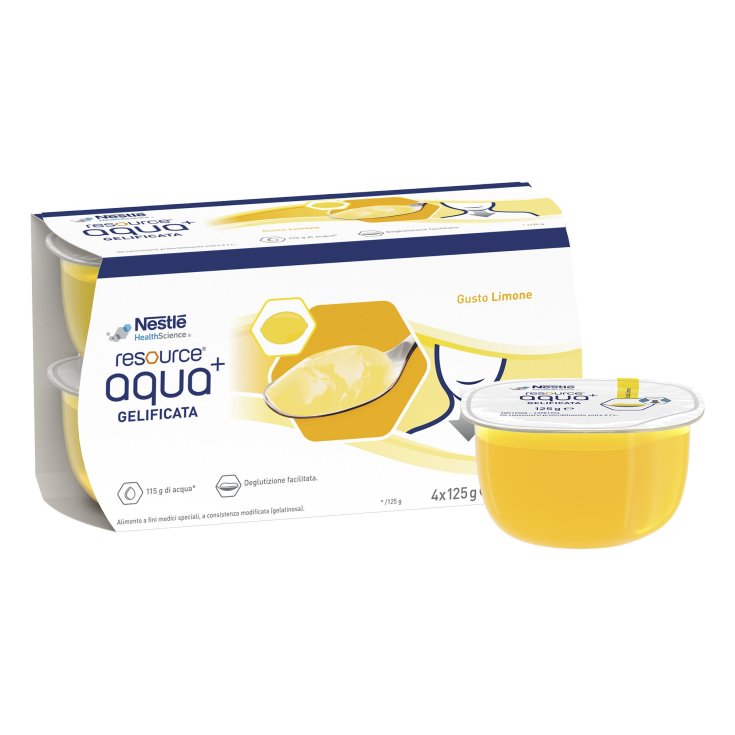 Resource® Aqua + Lemon Nestle 4X125g