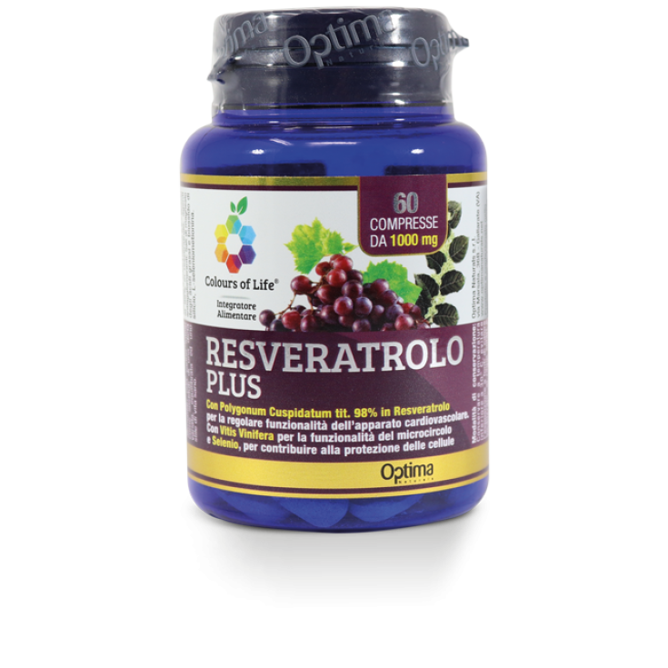 Resveratrol Plus Colors Of Life® Optima Naturals 60 Tabletten