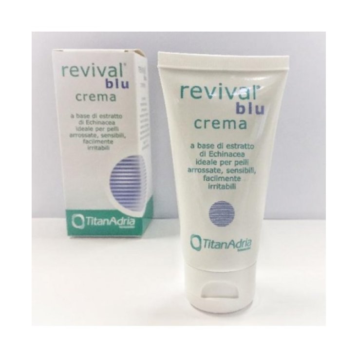 Revival Blu Creme für gerötete und empfindliche Haut Titanpharma 50ml