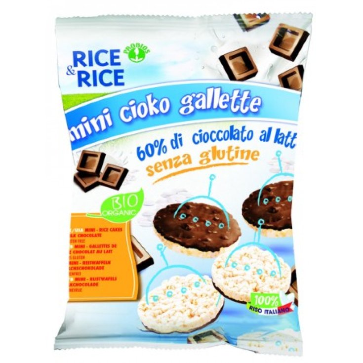 Reis & Reis Mini Cioko Gallette 60% Milchschokolade Probios 60g