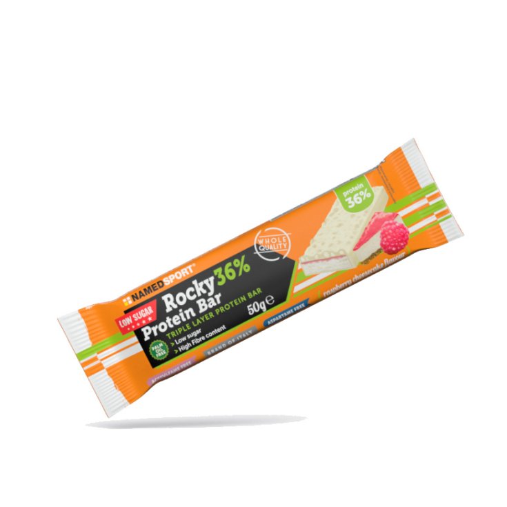 Rocky 36% Protein Riegel Himbeer-Käsekuchen NamedSport® 50g