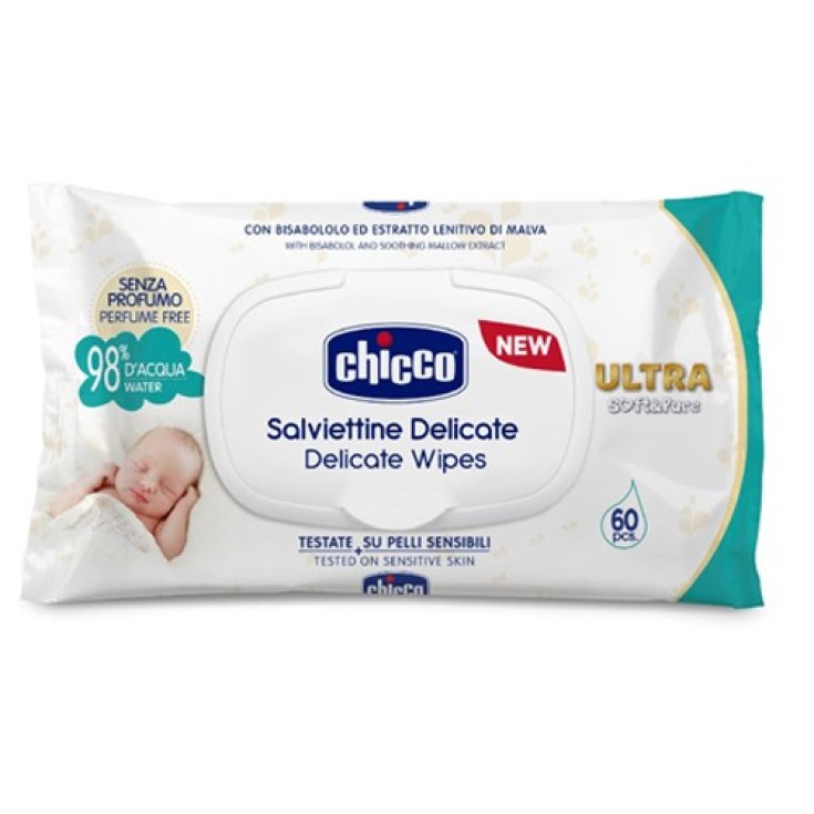 CHICCO WIPES U / SOFT & PURE 60