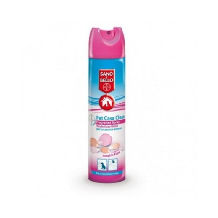 Sano E Bello Pet House Clean Spray Blütenblätter in voller Blüte BAYER 300ml