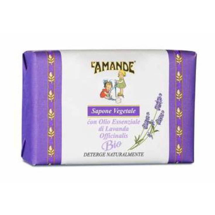 L'AMANDE® Bio-Lavendel Officinalis Pflanzenseife 200g