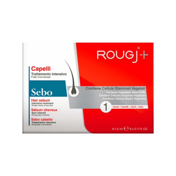 Sebum Intensive Hair Treatment 1 Monat ROUGJ + 8x5ml