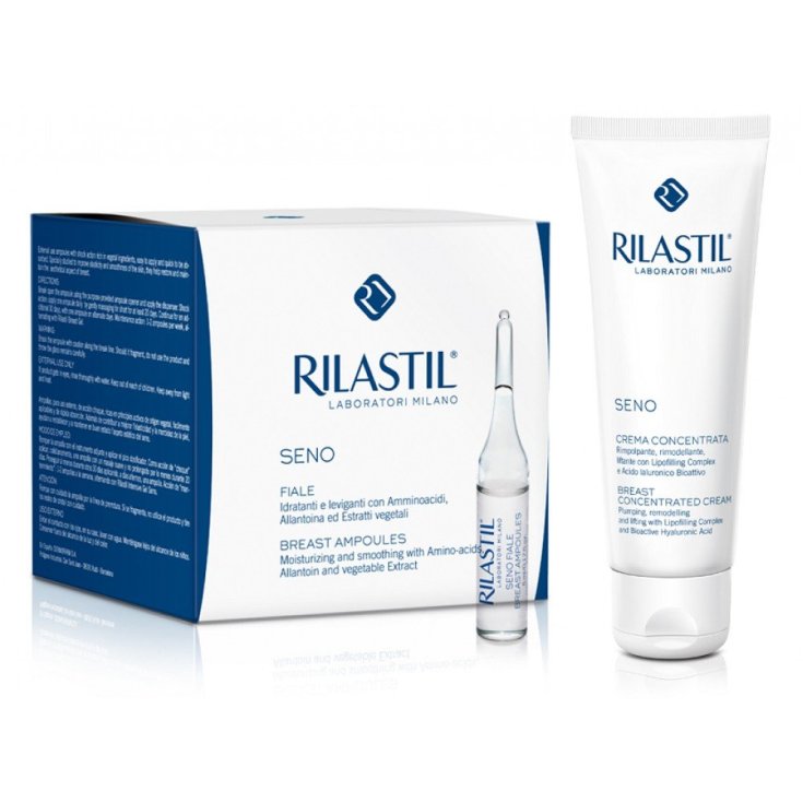 Brustfläschchen und konzentrierte Creme 15 Fläschchen + 75 ml Rilastil®