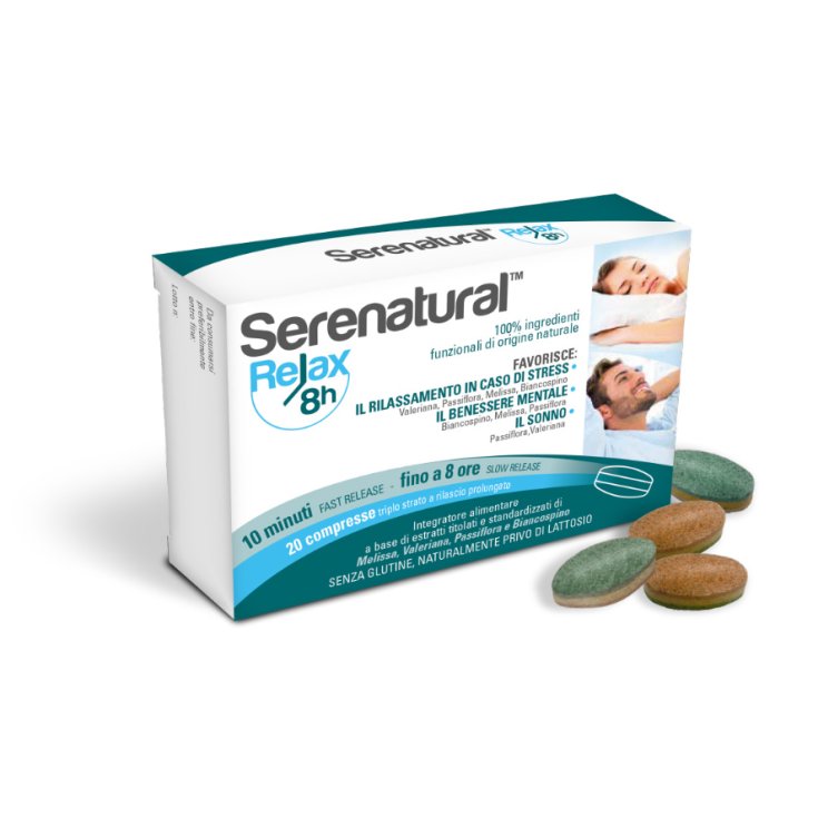 Serennatural™ Relax 8H Nahrungsergänzungsmittel 20 Tabletten