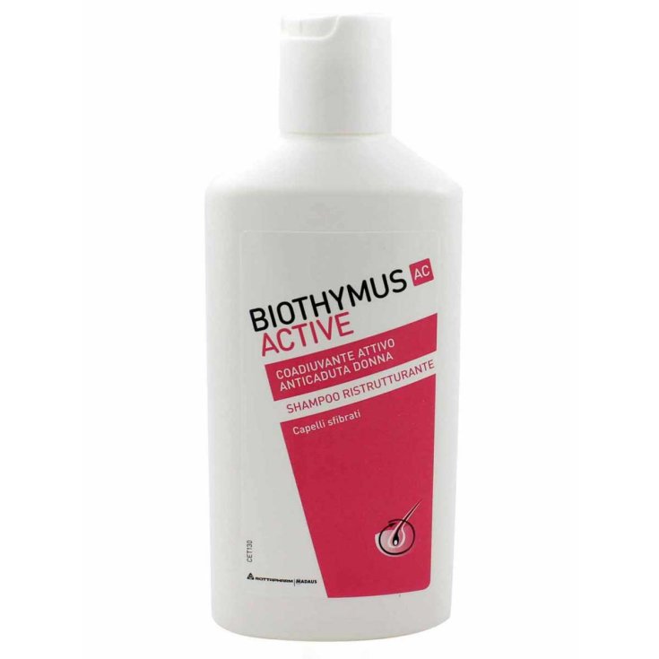 Restrukturierendes Shampoo Anti-Haarausfall Behandlung Frau BioThymus AC Active 200ml
