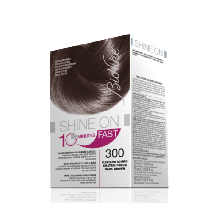 Shine On Fast Hair Dye Color 300 Dunkelbraun BioNike