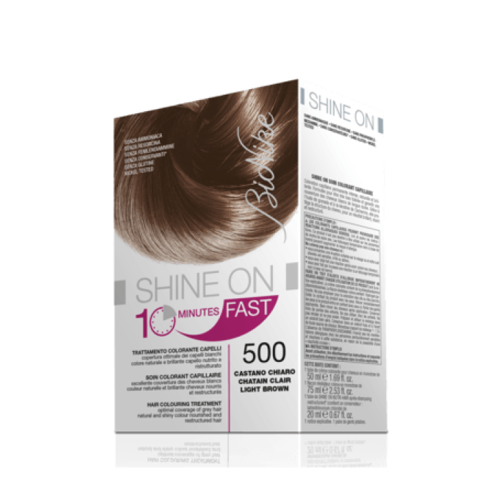 Shine On Fast Hair Dye Color 500 Hellbraun BioNike