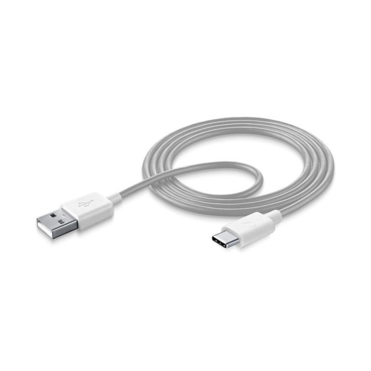 Smart USB 2.0 USB-C Cellularline 1 Weiß Datenkabel 1m
