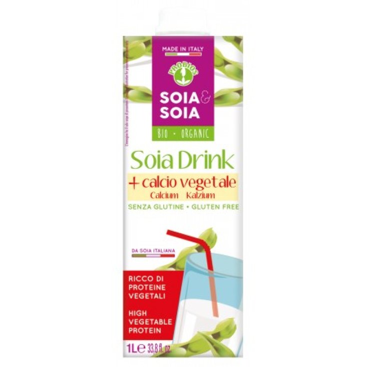 Soja & Soja Sojadrink Sojadrink mit pflanzlichem Calcium Probios 1l