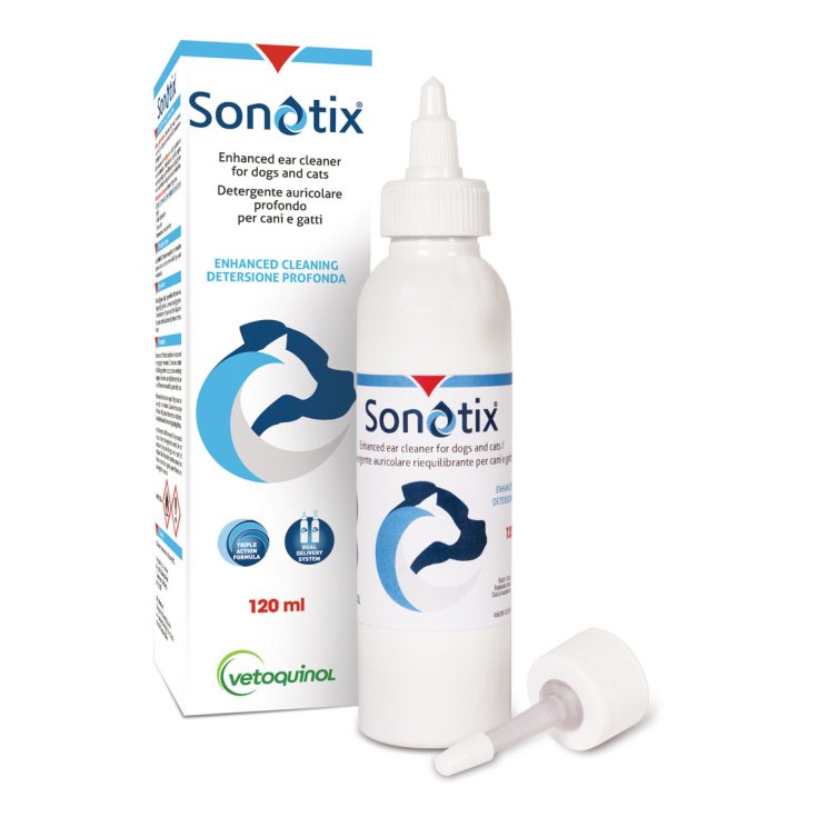 Sonotix® Ohrenreiniger für Hunde und Katzen Vétoquinol 120ml