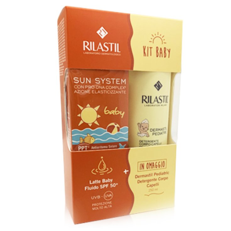 Sun System Babymilch 200 ml + Dermastil Pediatric 250 ml Rilastil®