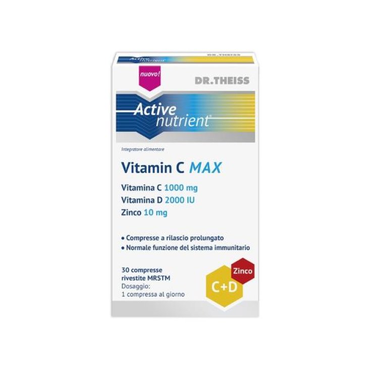 DR.THEISS Vitalstoff Vitamin C MAX Naturwaren 30 Tabletten