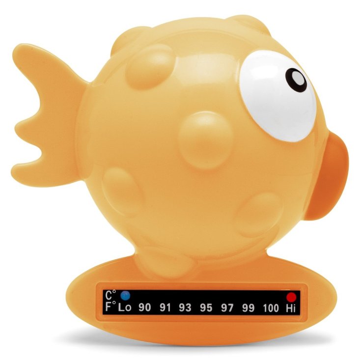 Chicco® Orange Kugelfisch-Badethermometer