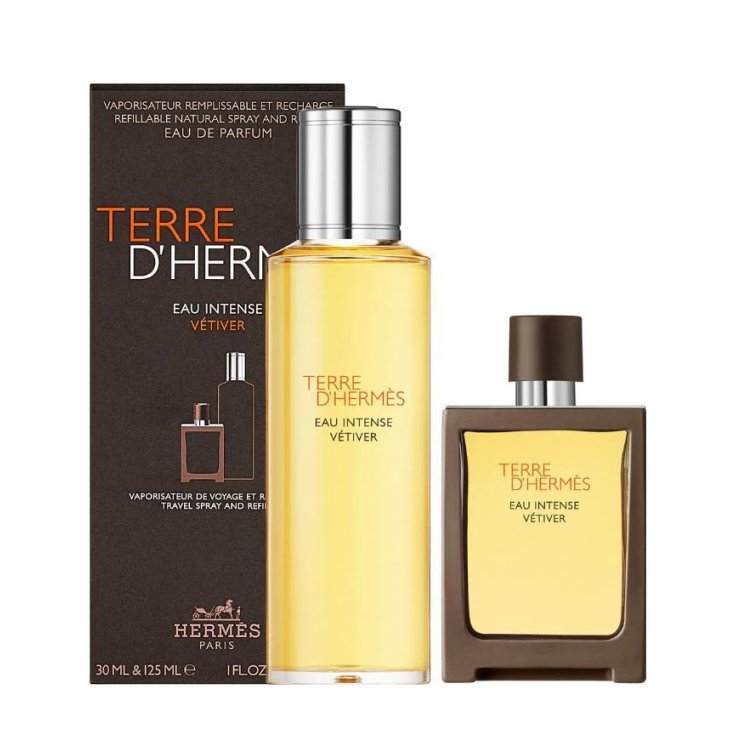 Terre D'Hermes Eau Intense Vetiver Eau de Parfum Hermes 30ml + Nachfüllpackung 125ml