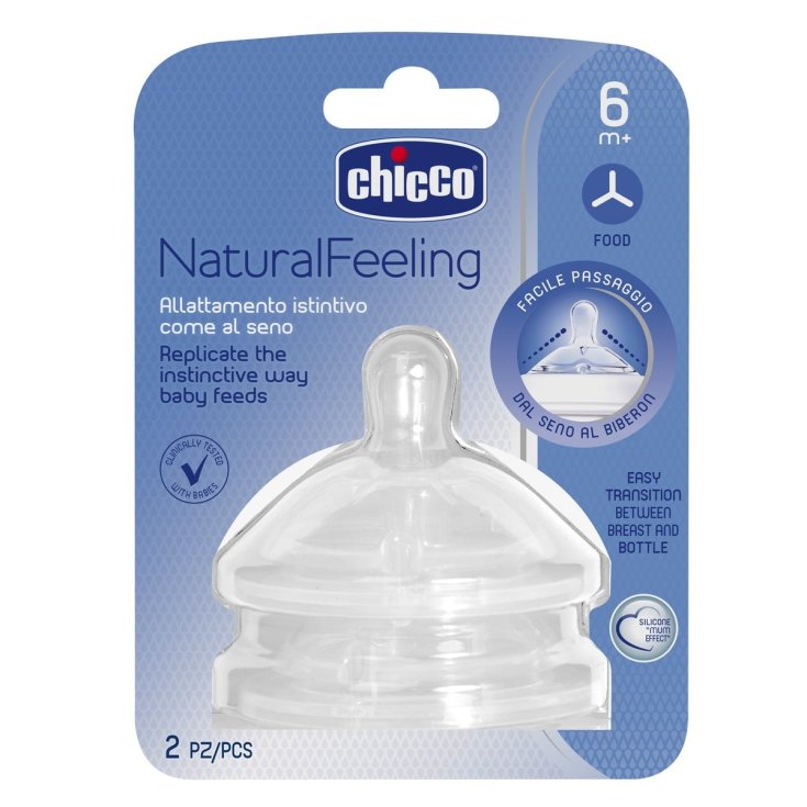 Chicco Natursauger Feeling Papilla Flow 2 Stück 6m