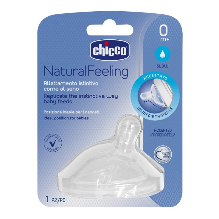 NaturalFeeling 0m + (Slow Flow) Chicco® Sauger