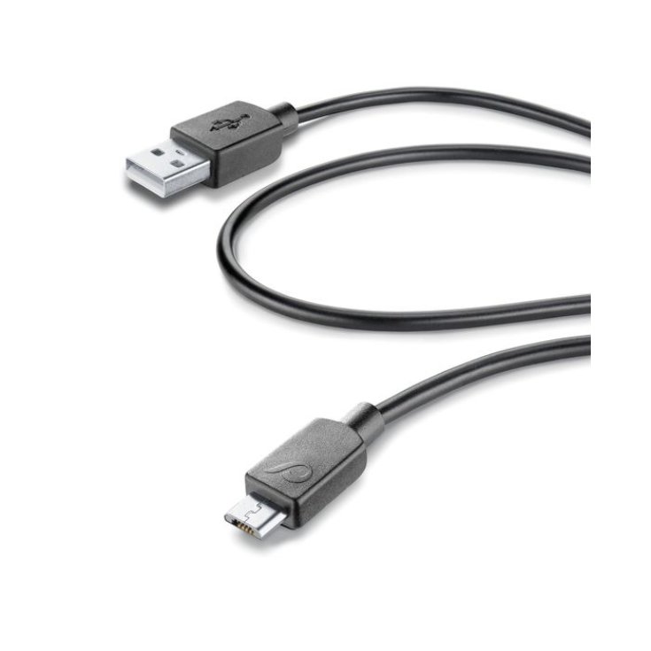 USB Kabel Medium - Micro USB Schwarz 0,6m 1 Kabel