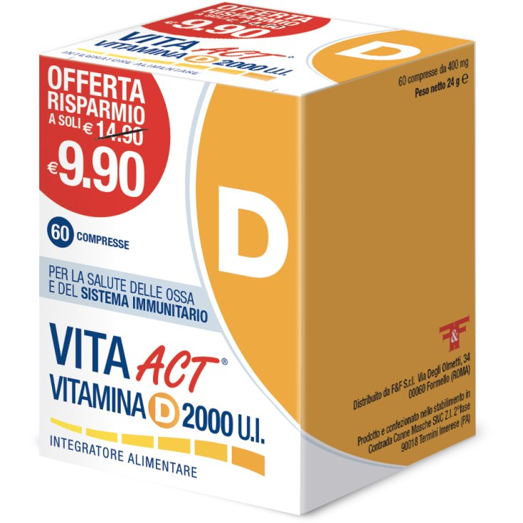 VITA ACT® VITAMIN D 2000 IE F&F 60 Tabletten