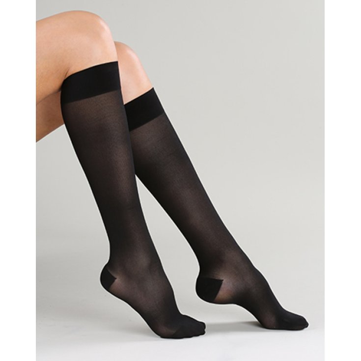 Varisan® Etheré Short Kniestrümpfe Closed Toe Farbe Schwarz Größe 2 Cizeta 1 Paar