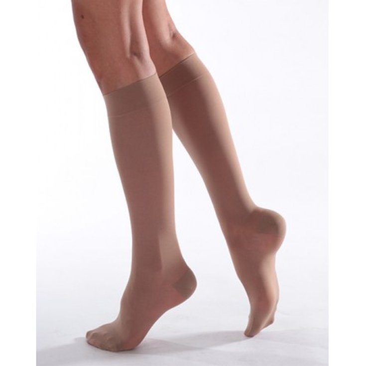 Varisan® Soft-Kniestrümpfe 15-20 mmHg Closed Toe Color Powder Größe 2 Cizeta