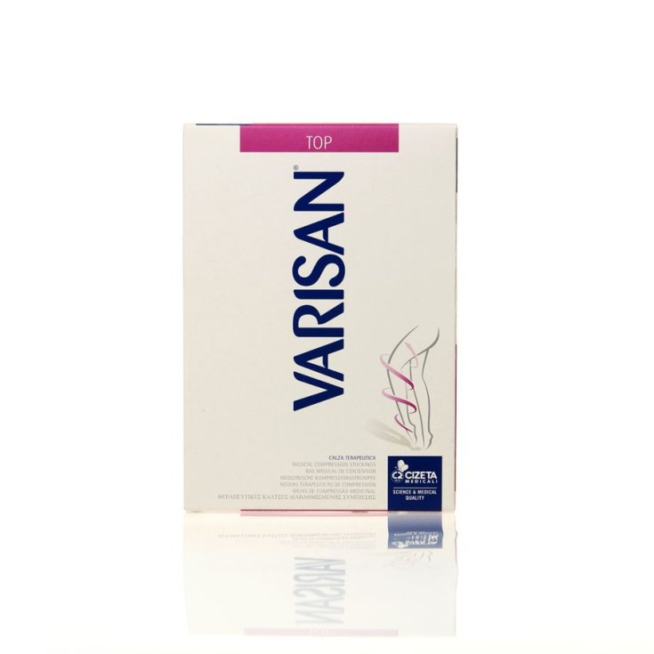 Varisan® Top K1 Kurze Baumwollstrumpfhose Offene Spitze Beige Farbe Größe 2 Cizeta